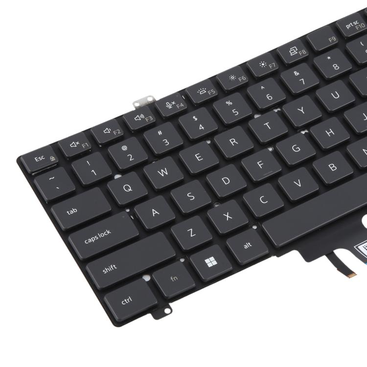 US Version Backlit Laptop Keyboard for Dell Latitude 7420 5420 - Black