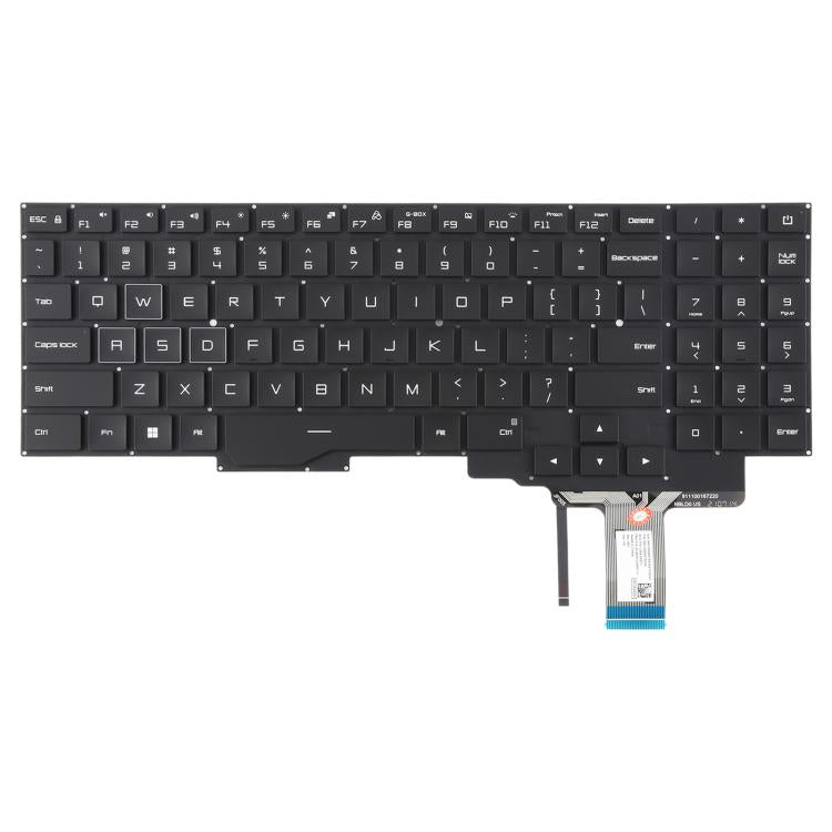 US Version Backlit Laptop Keyboard for Xiaomi Redmi G 2021 2020 XMG2003-AJ/AB/-AL RMG2104-AJ 2102-AB Gaming RMG2103 - Black