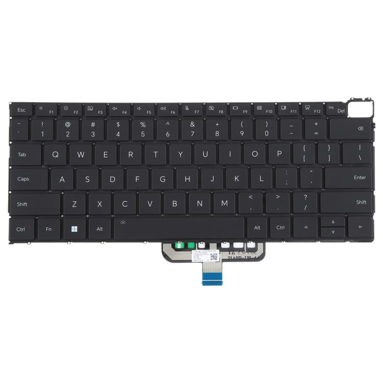 US Version Backlit Laptop Keyboard for Honor MagicBook 21/22 HGE-W56 V14 HGF-W56/W76 GLO-F56/F76 - Black