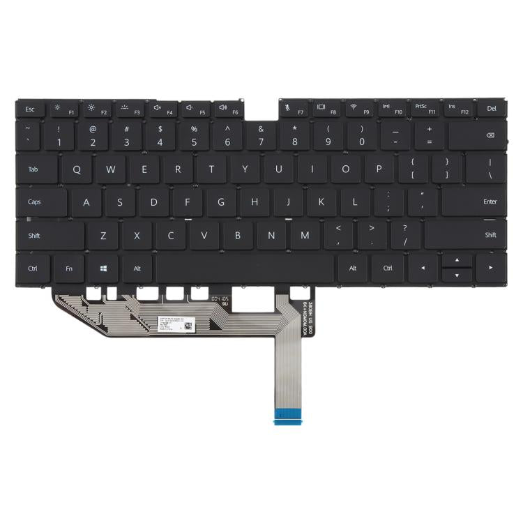 US Version Backlit Laptop Keyboard for Huawei Matebook X 2020 EUL-W19P EUL-W19 EUL-W29 W29P - Black