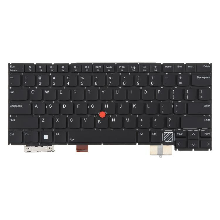 US Version Backlit Laptop Keyboard for Lenovo Thinkpad X1C X1 carbon Gen12 2024 - Black