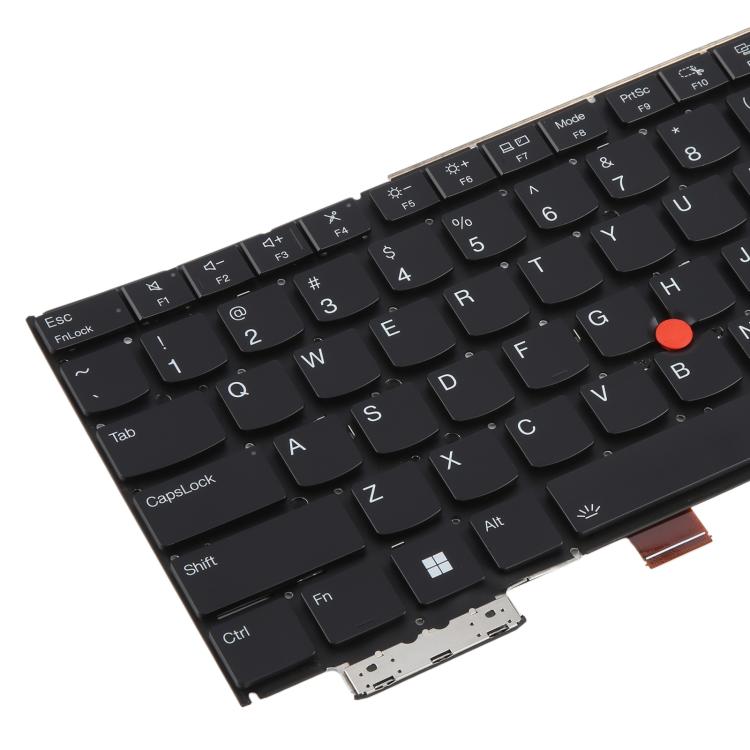 US Version Backlit Laptop Keyboard for Lenovo Thinkpad X1C X1 carbon Gen12 2024 - Black
