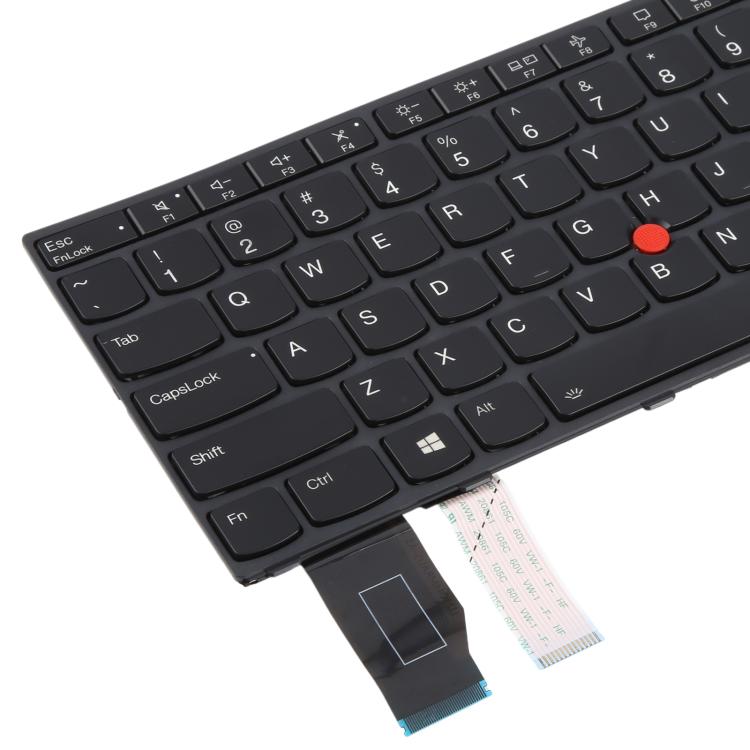 US Version Backlit Laptop Keyboard with Pointing for Lenovo ThinkPad X13 Gen 2 20WK 20XH X13 Yoga Gen 2 - Black