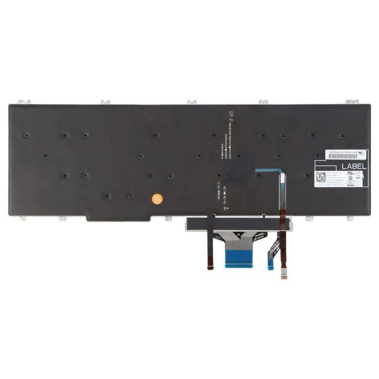 US Version Backlit Laptop Keyboard with Pointing for Dell Latitude 5500 5501 5511 5510 3500 3501 0MMH7V - Black