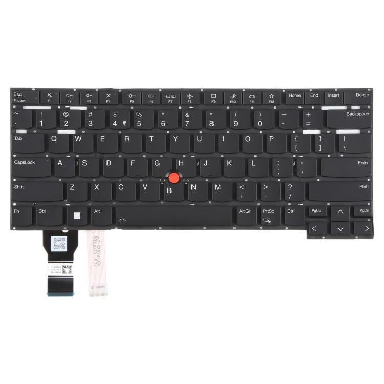 US Version Backlit Laptop Keyboard with Pointing for Lenovo ThinkPad T14s Gen 2 P1 GEN4 X1 Extreme Gen4 - Black