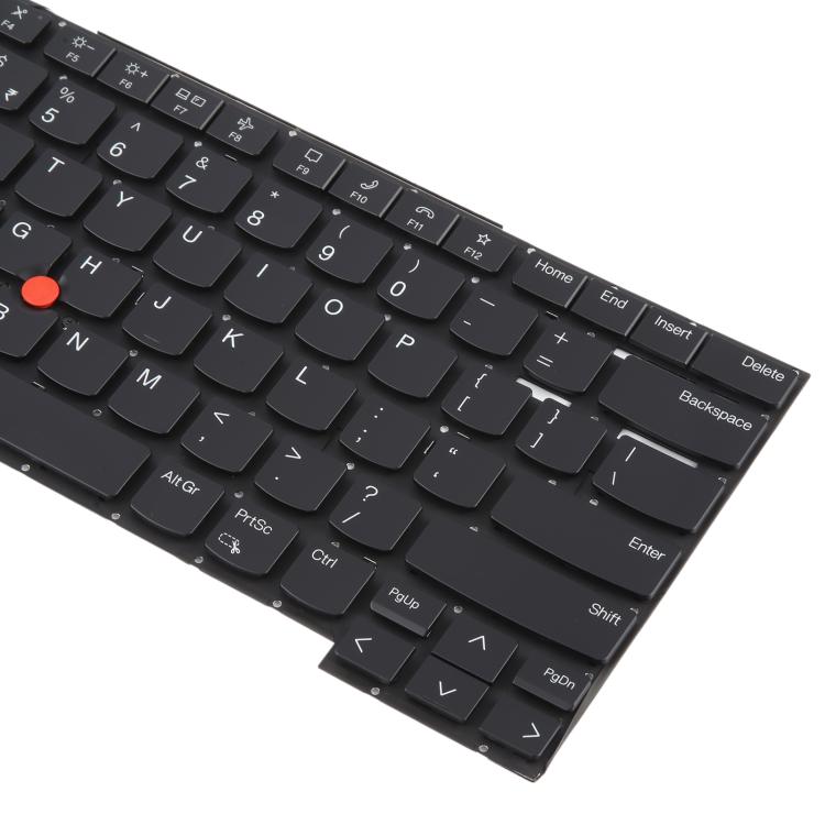 US Version Backlit Laptop Keyboard with Pointing for Lenovo ThinkPad T14s Gen 2 P1 GEN4 X1 Extreme Gen4 - Black