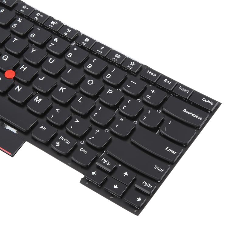 US Version Backlit Laptop Keyboard with Pointing for Lenovo Thinkpad E480 E485 E490 E495 E490S L380 L480 L390 L490 R480 R490 T480S T490 T495 01YP360 - Black