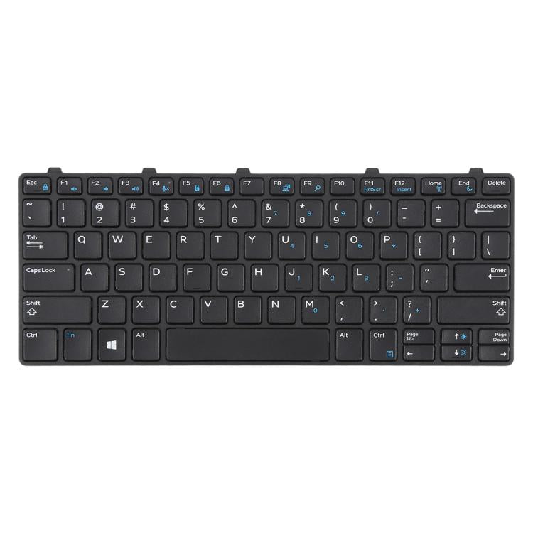 US Version Laptop Keyboard for Dell Latitude 3180 3189 3380 - Black