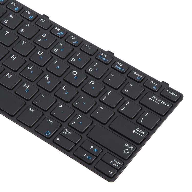 US Version Laptop Keyboard for Dell Latitude 3180 3189 3380 - Black