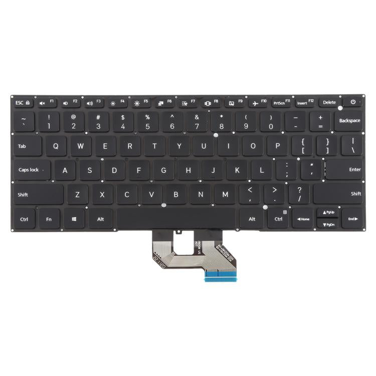US Version Laptop Keyboard for Xiaomi MIUI Redmibook 13 inch 14S Ryzen R5 AIR15 M3 XMA1903 - Black