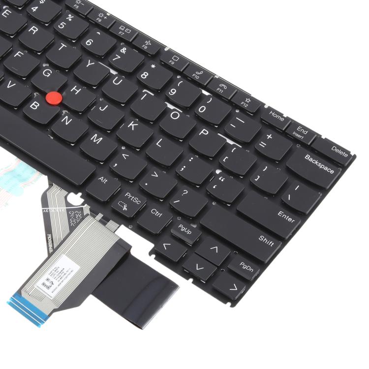 US Version Laptop Keyboard with Pointing for Lenovo Thinkpad X13 Gen 4 X13 Yoga Gen 4 - Black