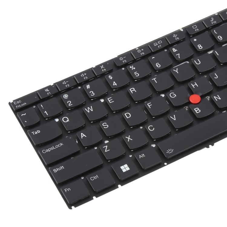 US Version Laptop Keyboard with Pointing for Lenovo Thinkpad X13 Gen 4 X13 Yoga Gen 4 - Black