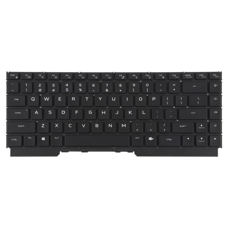 US Version Colorful Backlit Laptop Keyboard for DELL Alienware M15 R5 M15 R6 M15 R7 - Black