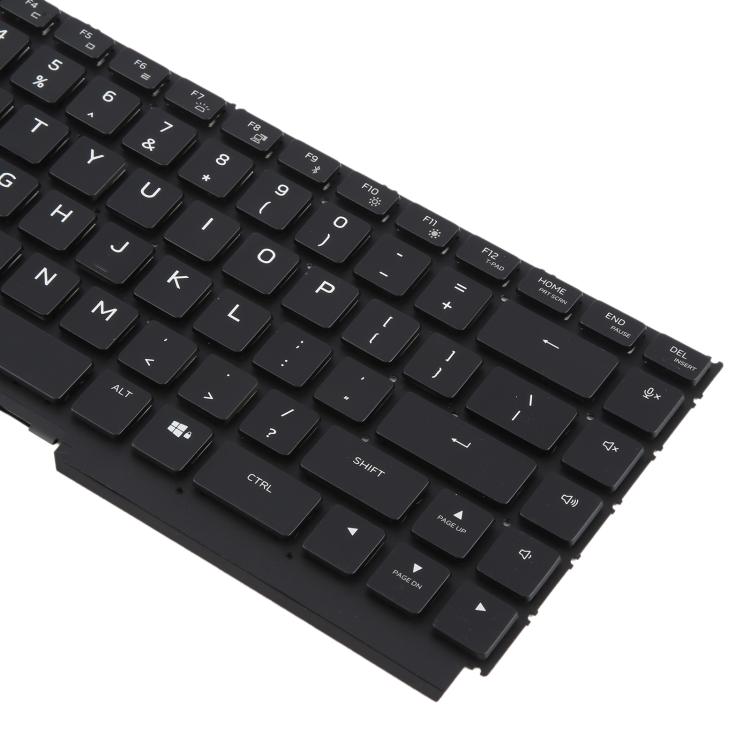 US Version Colorful Backlit Laptop Keyboard for DELL Alienware M15 R5 M15 R6 M15 R7 - Black