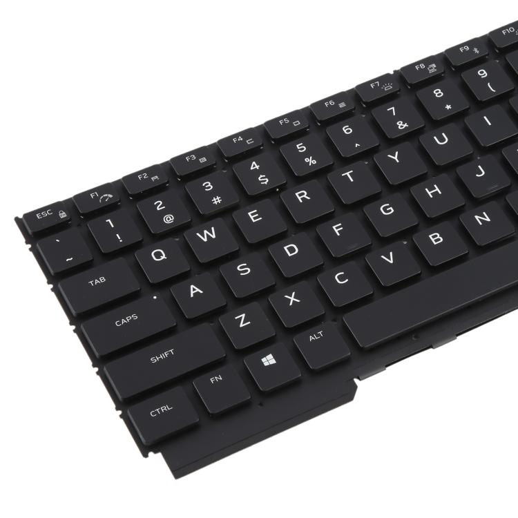 US Version Colorful Backlit Laptop Keyboard for DELL Alienware M15 R5 M15 R6 M15 R7 - Black