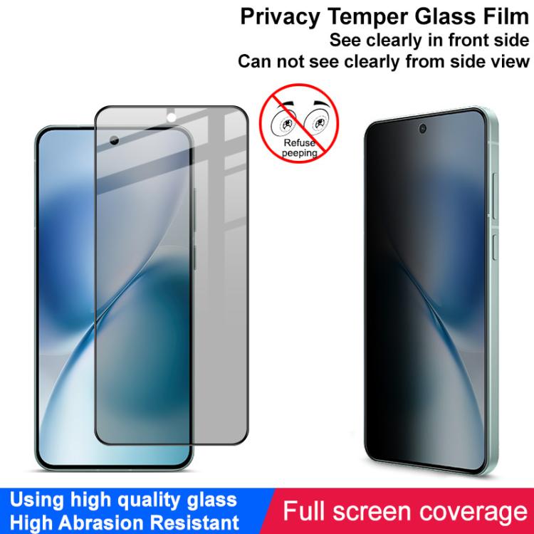 For vivo X200s 5G imak HD Full Screen Privacy Tempered Glass Protective Film