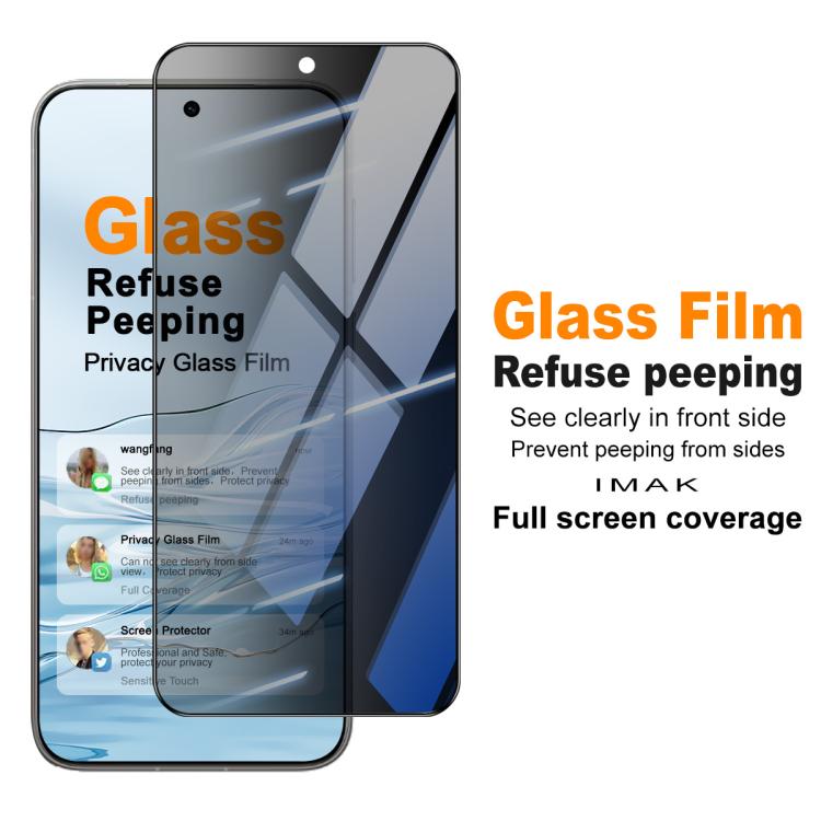 For vivo X300s imak HD Full Screen Privacy Tempered Glass Protective Film