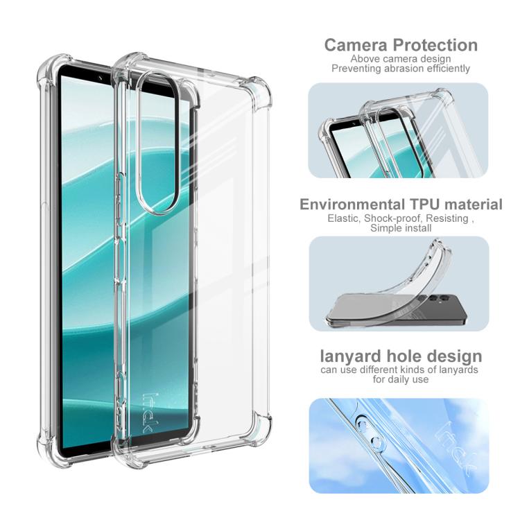 For Sony Xperia 1 VII imak Shockproof Airbag TPU Phone Case