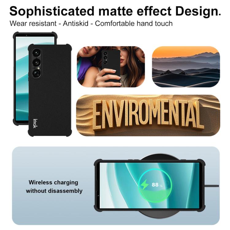 For Sony Xperia 1 VII imak Shockproof Airbag TPU Phone Case
