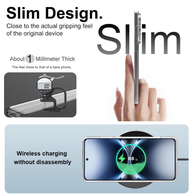 For vivo X200 Ultra imak UX-5 Series Super Slim Transparent Shockproof TPU Protective Case - Transparent