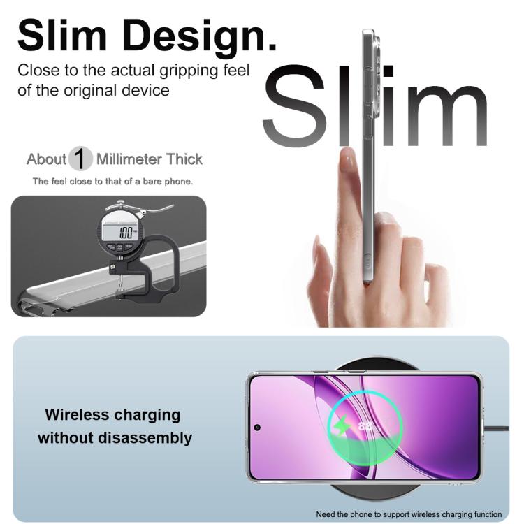 For vivo V50 Lite 5G imak UX-5 Series Super Slim Transparent Shockproof TPU Protective Case - Transparent