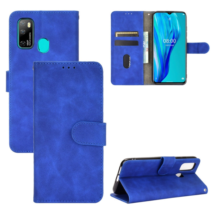 For Ulefone Note 9P Solid Color Skin Feel Magnetic Buckle Horizontal Flip Calf Texture PU Leather Case with Holder & Card Slots & Wallet