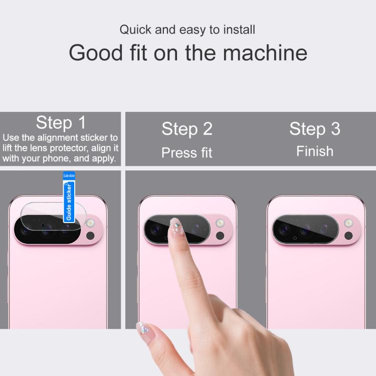 For Google Pixel 10 Pro XL IMAK Thin Rear Camera Lens Glass Film, Scaled-Down Version