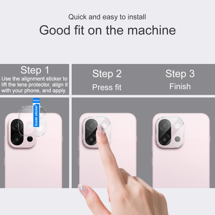 For OnePlus 13T IMAK Rear Camera Lens Glass Film Thin Version