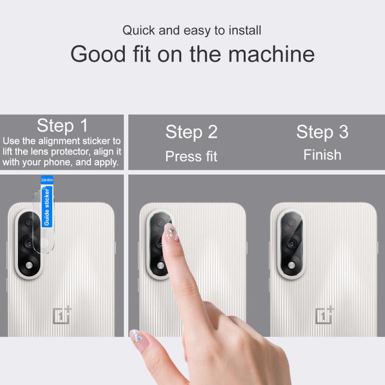 For OnePlus Ace 5 Ultra / Nord 5 IMAK Rear Camera Lens Glass Film Thin Version