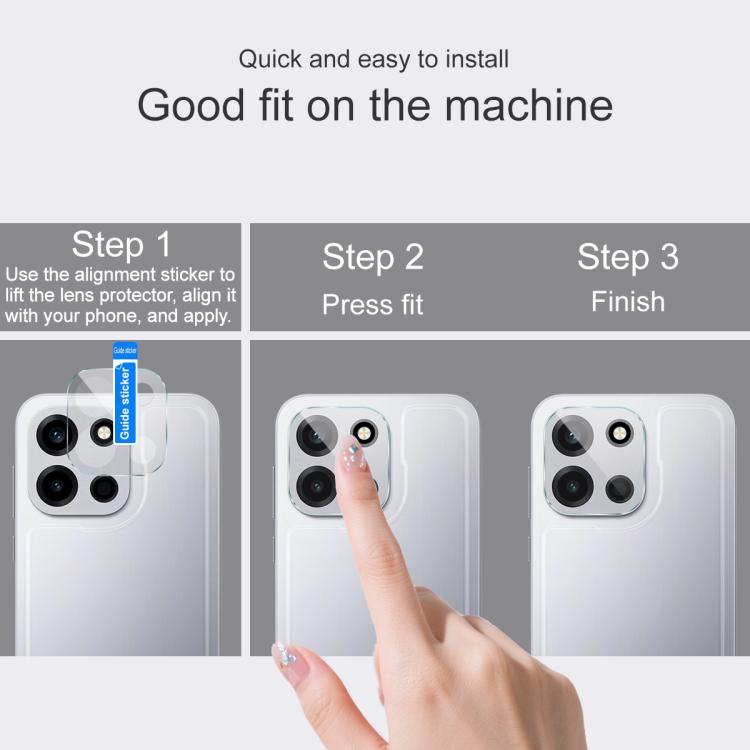 For OnePlus Turbo 6 IMAK Rear Camera Lens Glass Film Thin Version