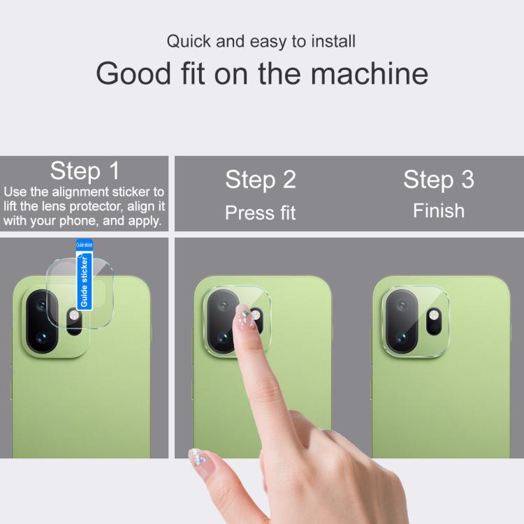For OnePlus 15T IMAK Rear Camera Lens Glass Film Thin Version