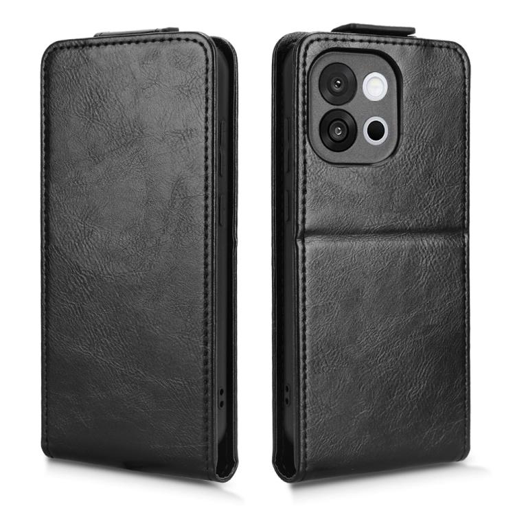 For OnePlus 13T Magnetic Vertical Flip Leather Phone Case with Buckle