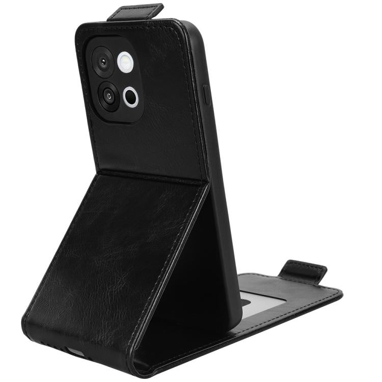 For OnePlus 13T Magnetic Vertical Flip Leather Phone Case with Buckle