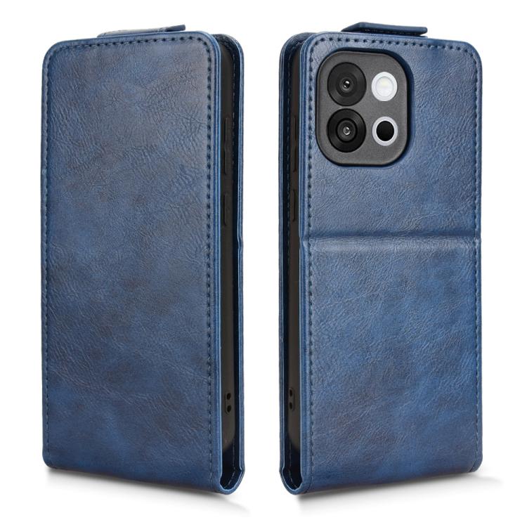 For OnePlus 13T Magnetic Vertical Flip Leather Phone Case with Buckle