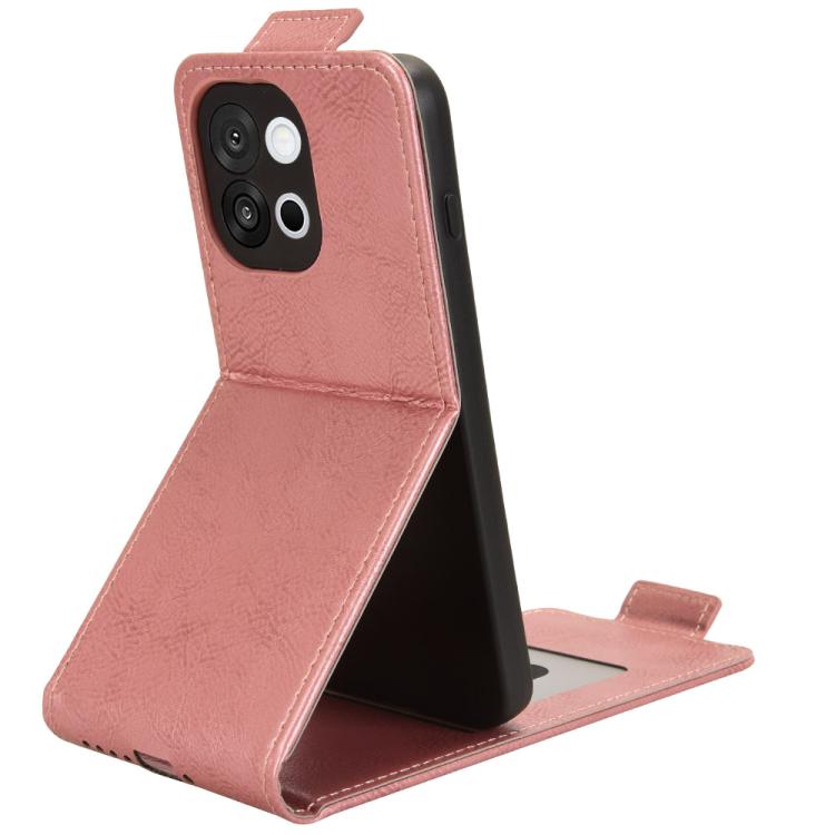 For OnePlus 13T Magnetic Vertical Flip Leather Phone Case with Buckle