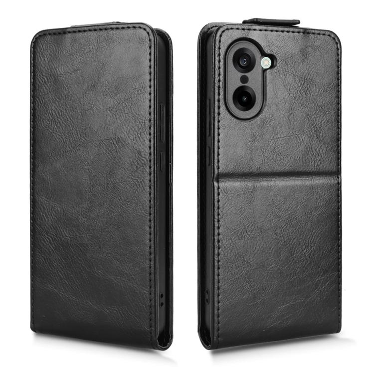 For OnePlus Nord CE5 / Ace 5 Racing Magnetic Vertical Flip Leather Phone Case with Buckle