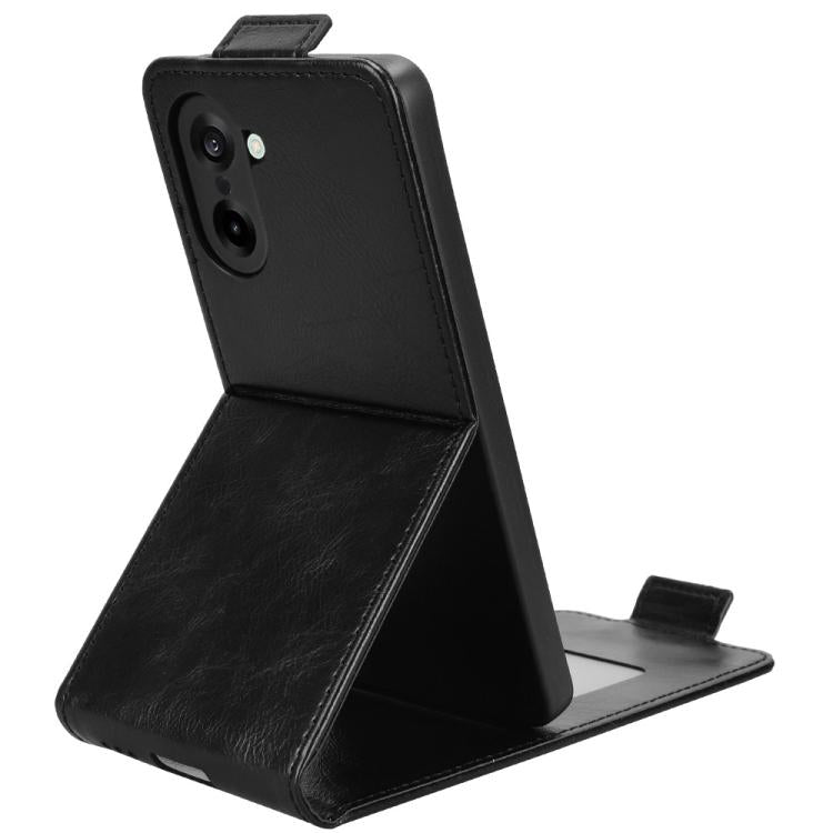 For OnePlus Nord CE5 / Ace 5 Racing Magnetic Vertical Flip Leather Phone Case with Buckle