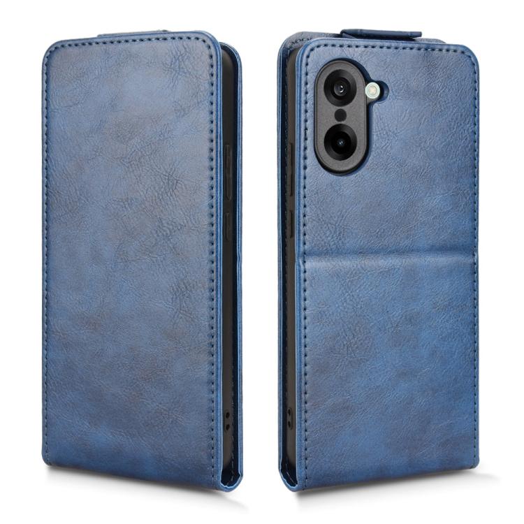 For OnePlus Nord CE5 / Ace 5 Racing Magnetic Vertical Flip Leather Phone Case with Buckle