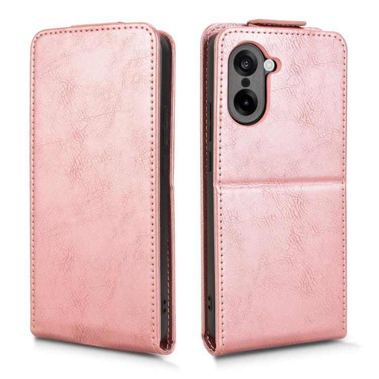 For OnePlus Nord CE5 / Ace 5 Racing Magnetic Vertical Flip Leather Phone Case with Buckle