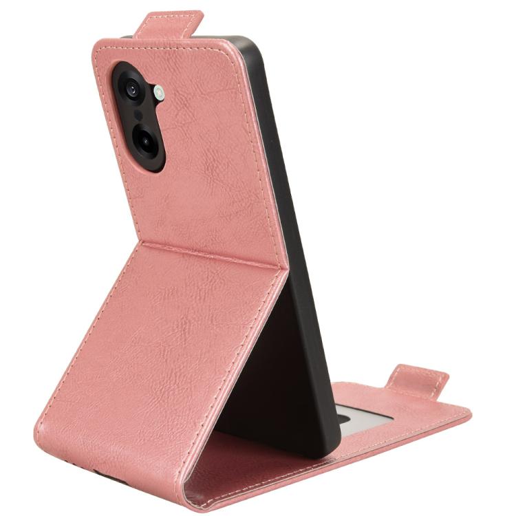 For OnePlus Nord CE5 / Ace 5 Racing Magnetic Vertical Flip Leather Phone Case with Buckle