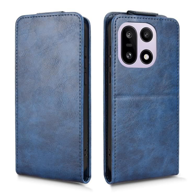 For OnePlus 15 Magnetic Vertical Flip Leather Phone Case with Buckle