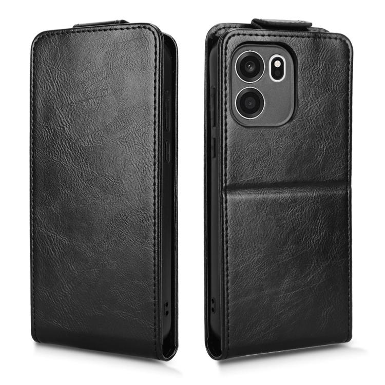 For OnePlus Turbo 6V Magnetic Vertical Flip Leather Phone Case with Buckle