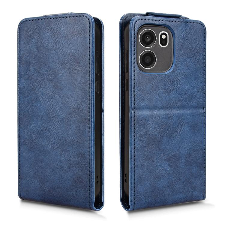 For OnePlus Turbo 6V Magnetic Vertical Flip Leather Phone Case with Buckle