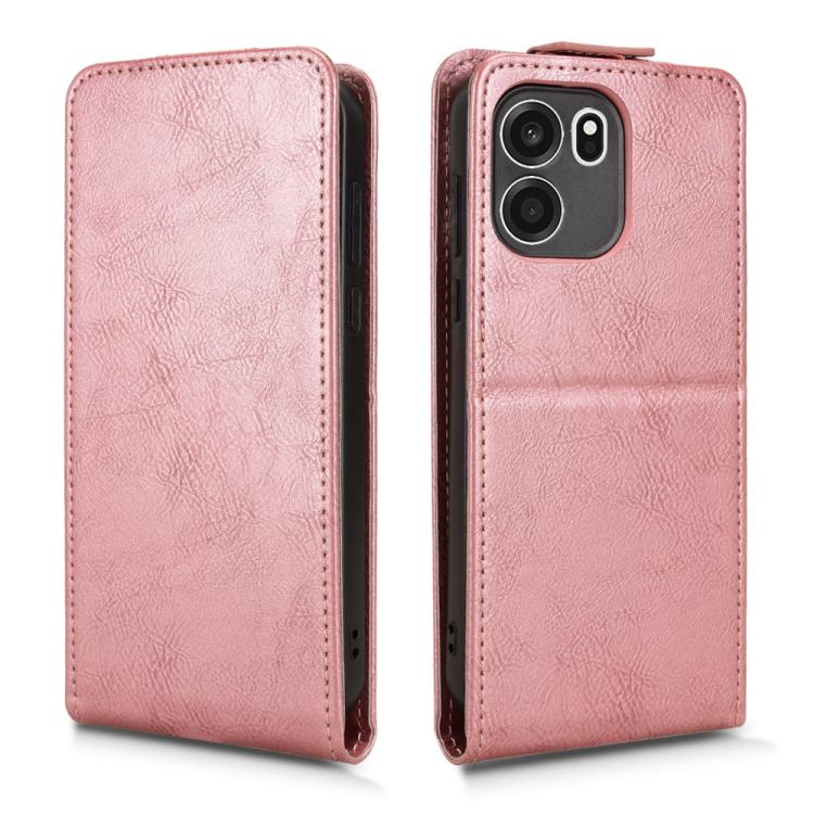 For OnePlus Turbo 6V Magnetic Vertical Flip Leather Phone Case with Buckle
