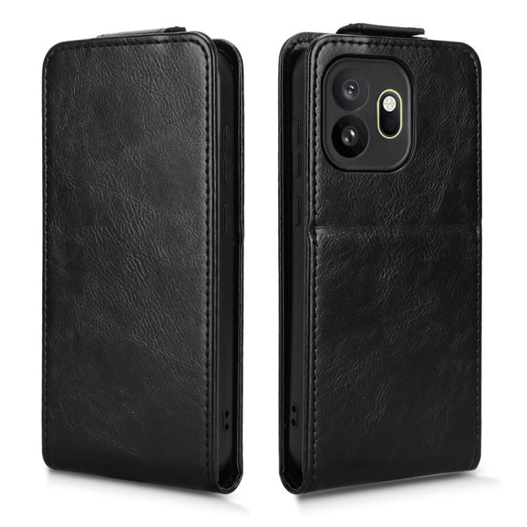For OnePlus 15T Magnetic Vertical Flip Leather Phone Case with Buckle