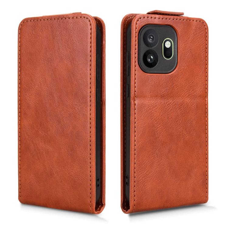 For OnePlus 15T Magnetic Vertical Flip Leather Phone Case with Buckle