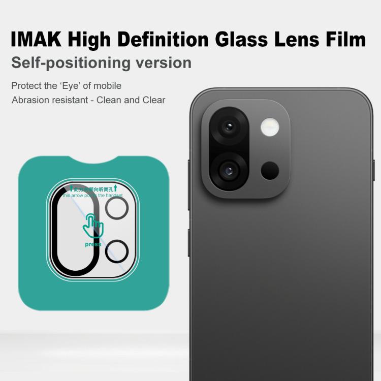 For OnePlus 13T imak HD Glass Rear Camera Lens Film, Self-positioning Version