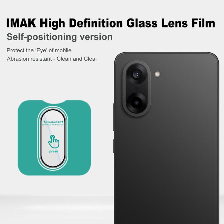For OnePlus Ace 5 Racing / Nord CE5 imak HD Glass Rear Camera Lens Film, Self-positioning Version