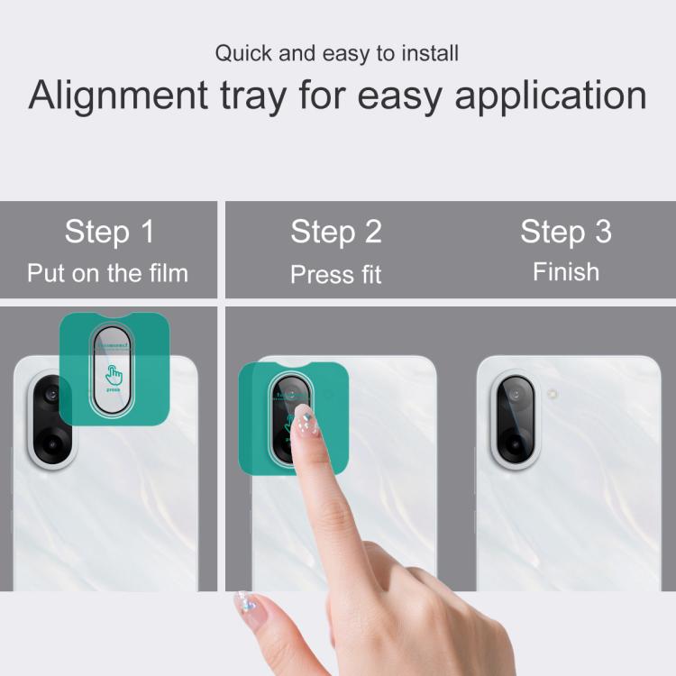 For OnePlus Ace 5 Racing / Nord CE5 imak HD Glass Rear Camera Lens Film, Self-positioning Version