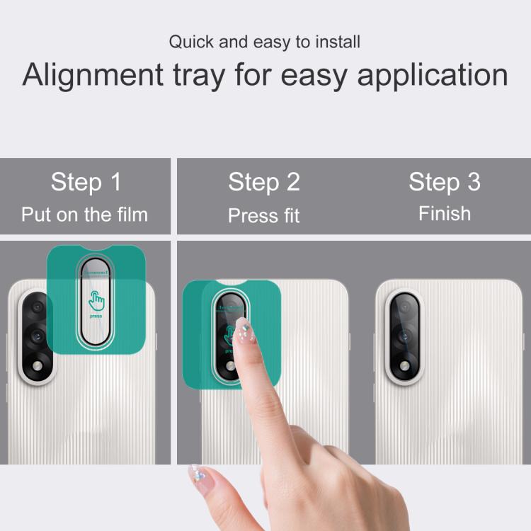 For OnePlus Ace 5 Ultra / Nord 5 imak HD Glass Rear Camera Lens Film, Self-positioning Version